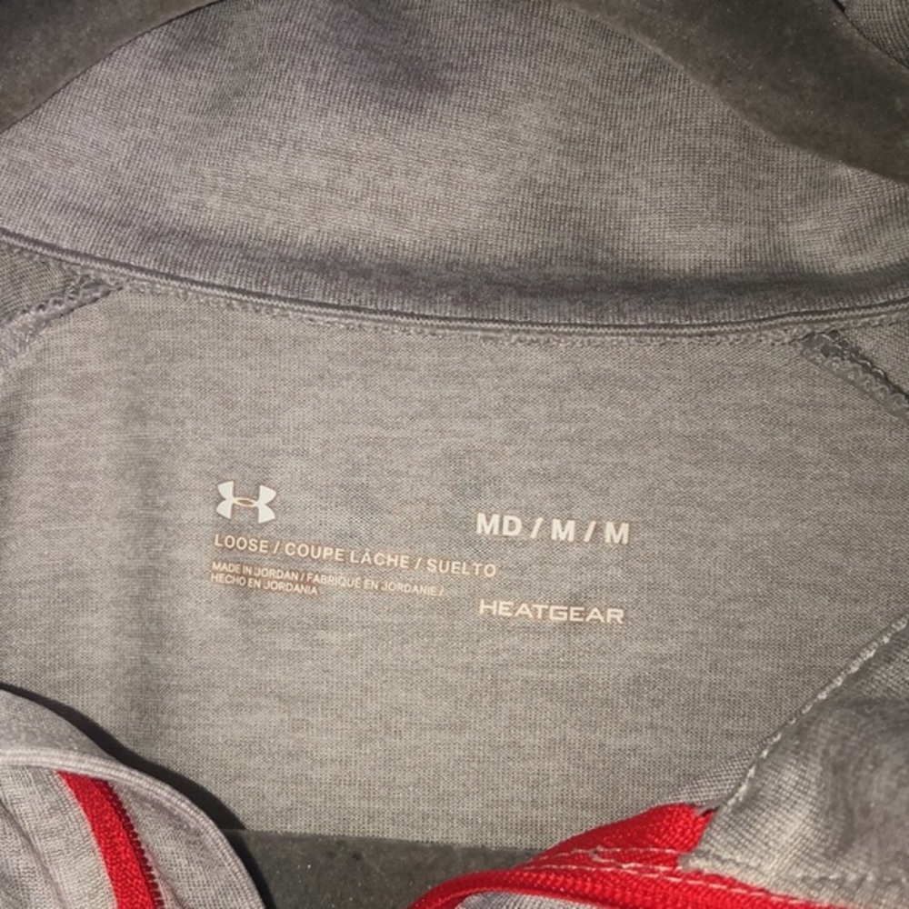 Under Armour Half Zip Athletic Top Shirt Women’s Medium heat Gear - Picture 2 of 14
